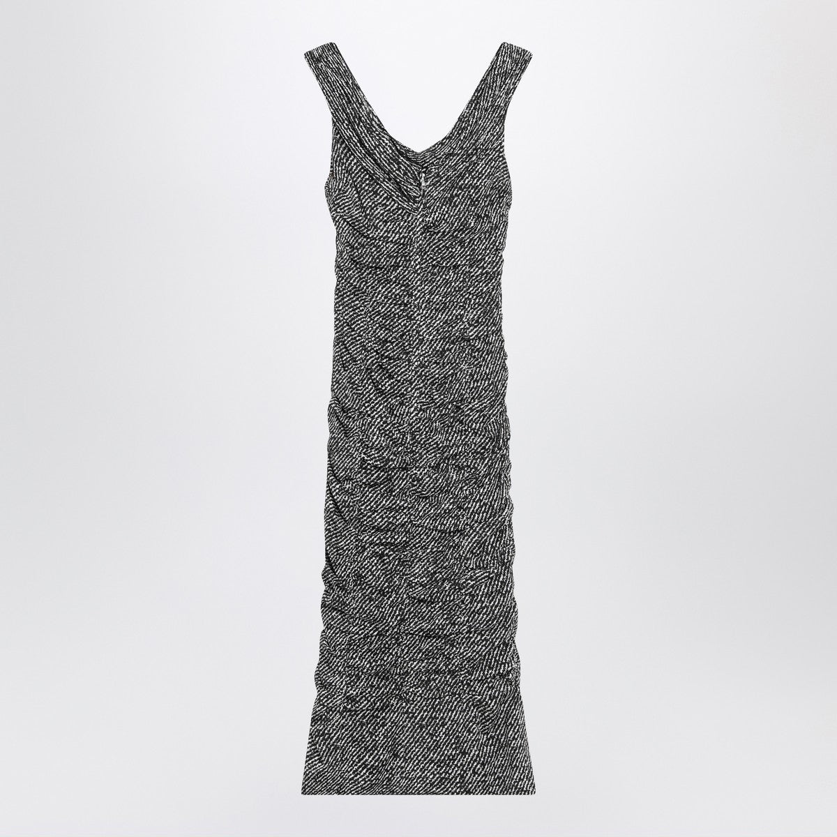 Dolce & Gabbana Dolce&Gabbana Diagonal print dress in silk blend Dolce & Gabbana