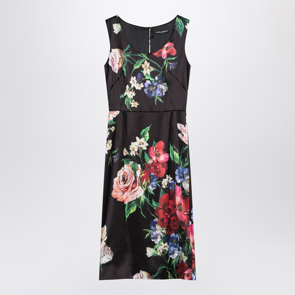 Dolce & Gabbana Dolce&Gabbana Black dress with floral print Dolce & Gabbana