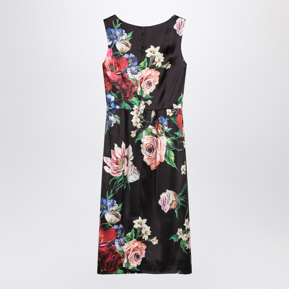 Dolce & Gabbana Dolce&Gabbana Black dress with floral print Dolce & Gabbana