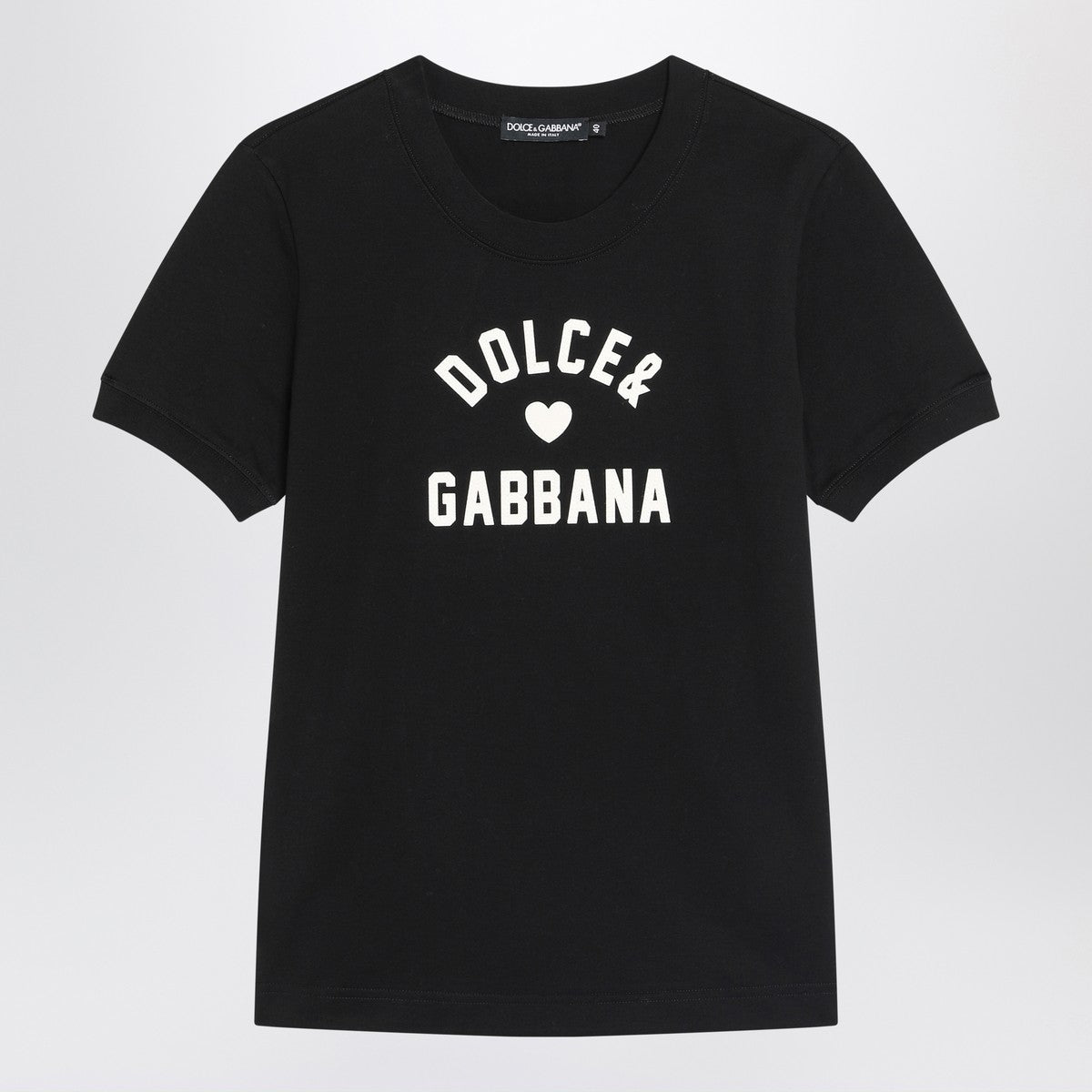 Dolce & Gabbana Dolce&Gabbana Black cotton logo T-shirt Dolce & Gabbana