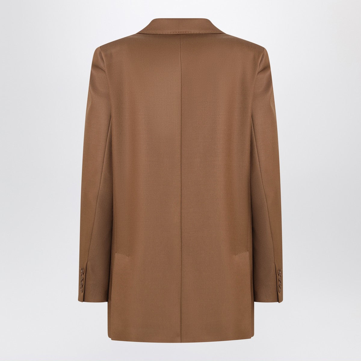 Max Mara Tan double-breasted wool blazer Max Mara