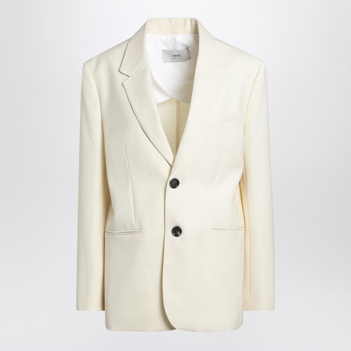 Ami Paris Butter-coloured wool jacket Ami Paris
