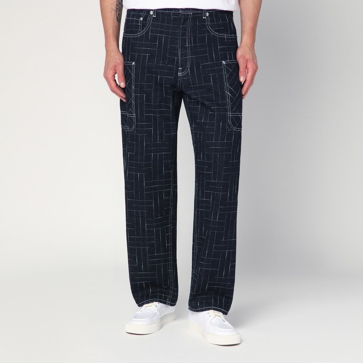 Kenzo Waves blue cargo jeans Kenzo