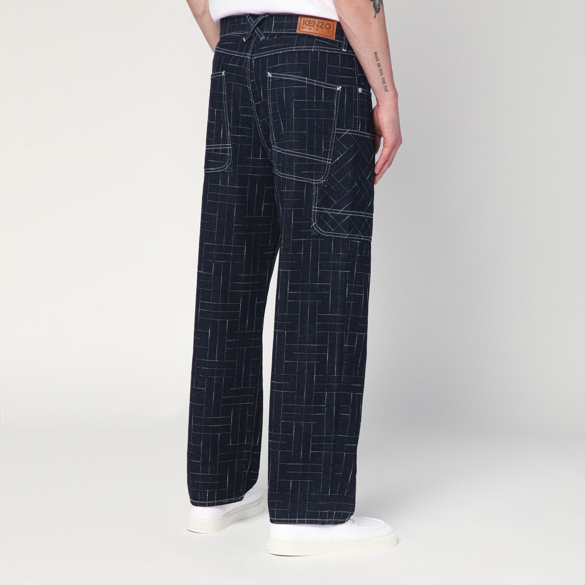 Kenzo Waves blue cargo jeans Kenzo