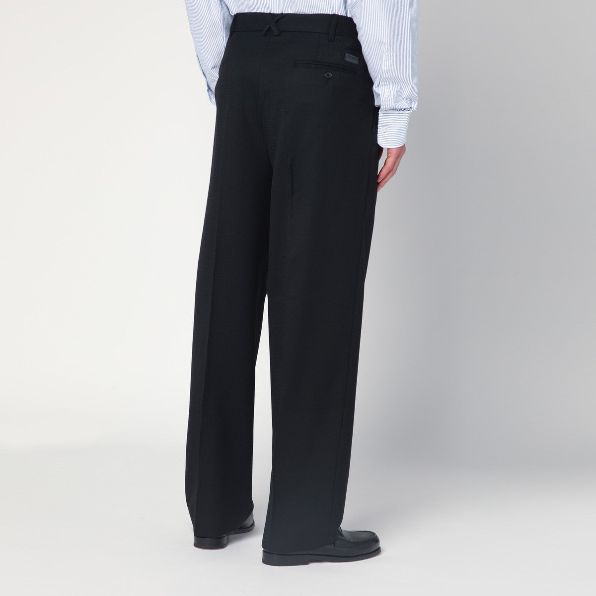 KENZO Black wool trousers Kenzo