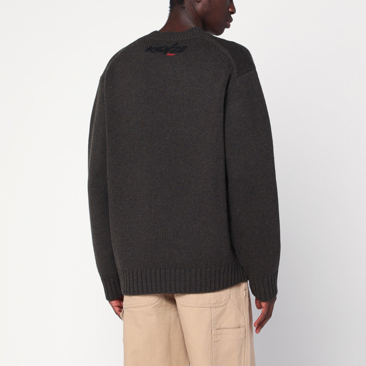 Kenzo x Futura 2000 sweater in khaki wool Kenzo