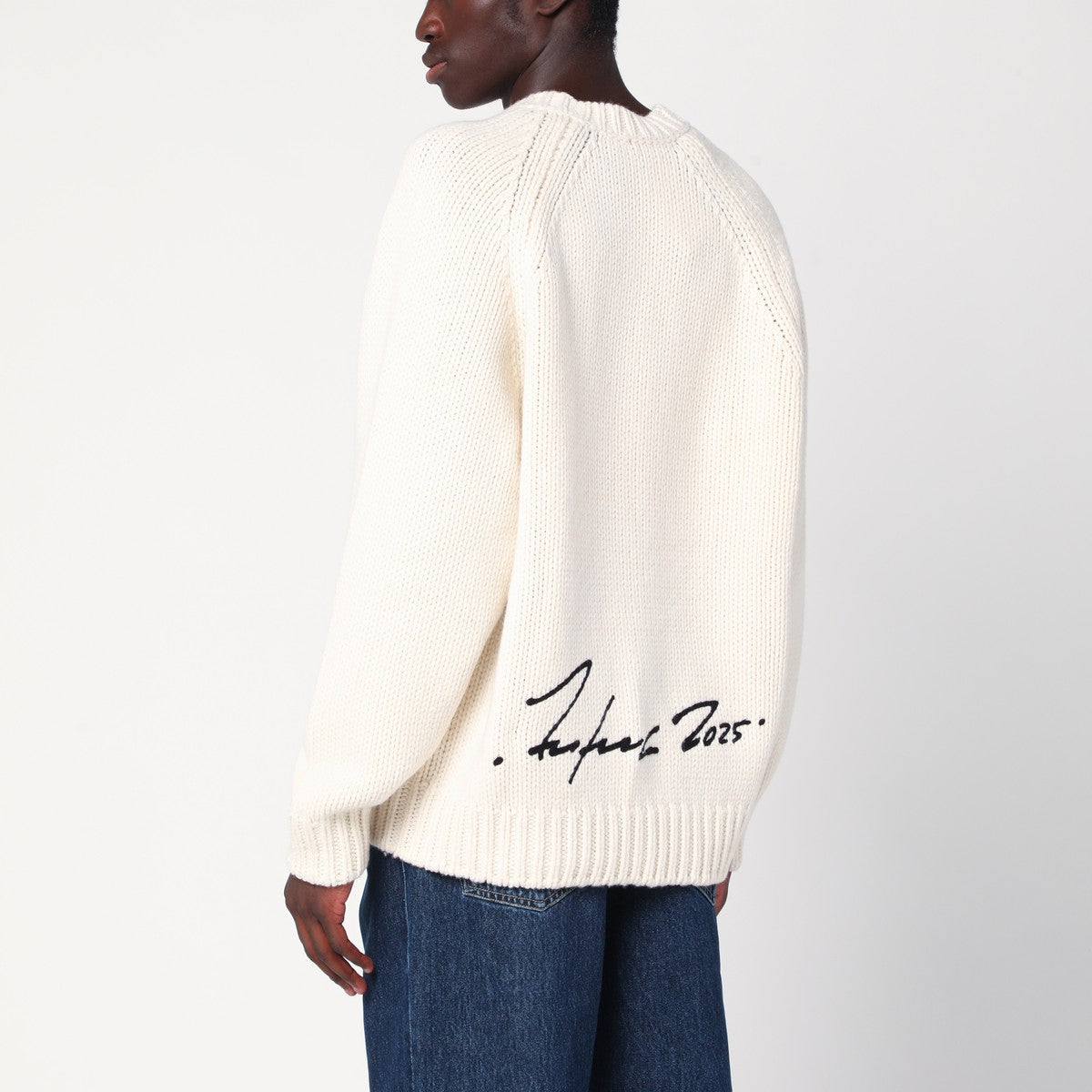 Kenzo x Futura 2000 sweater in white wool Kenzo