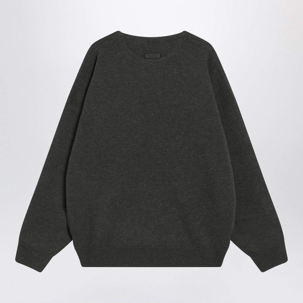 Fear of God Faded black crewneck sweater in wool Fear of God