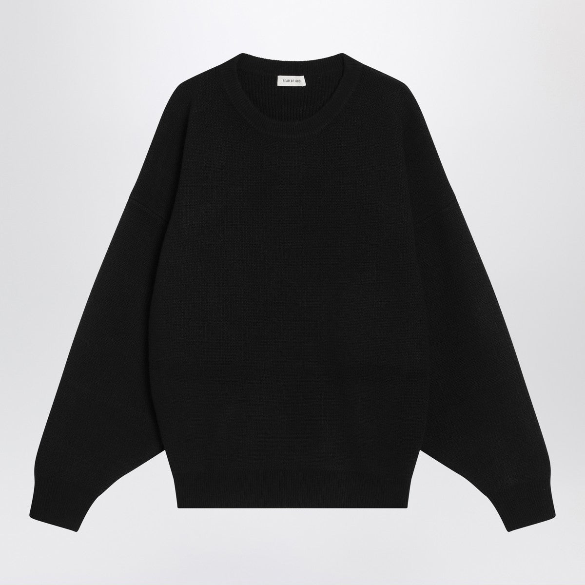 Fear of God Black crewneck sweater in wool Fear of God