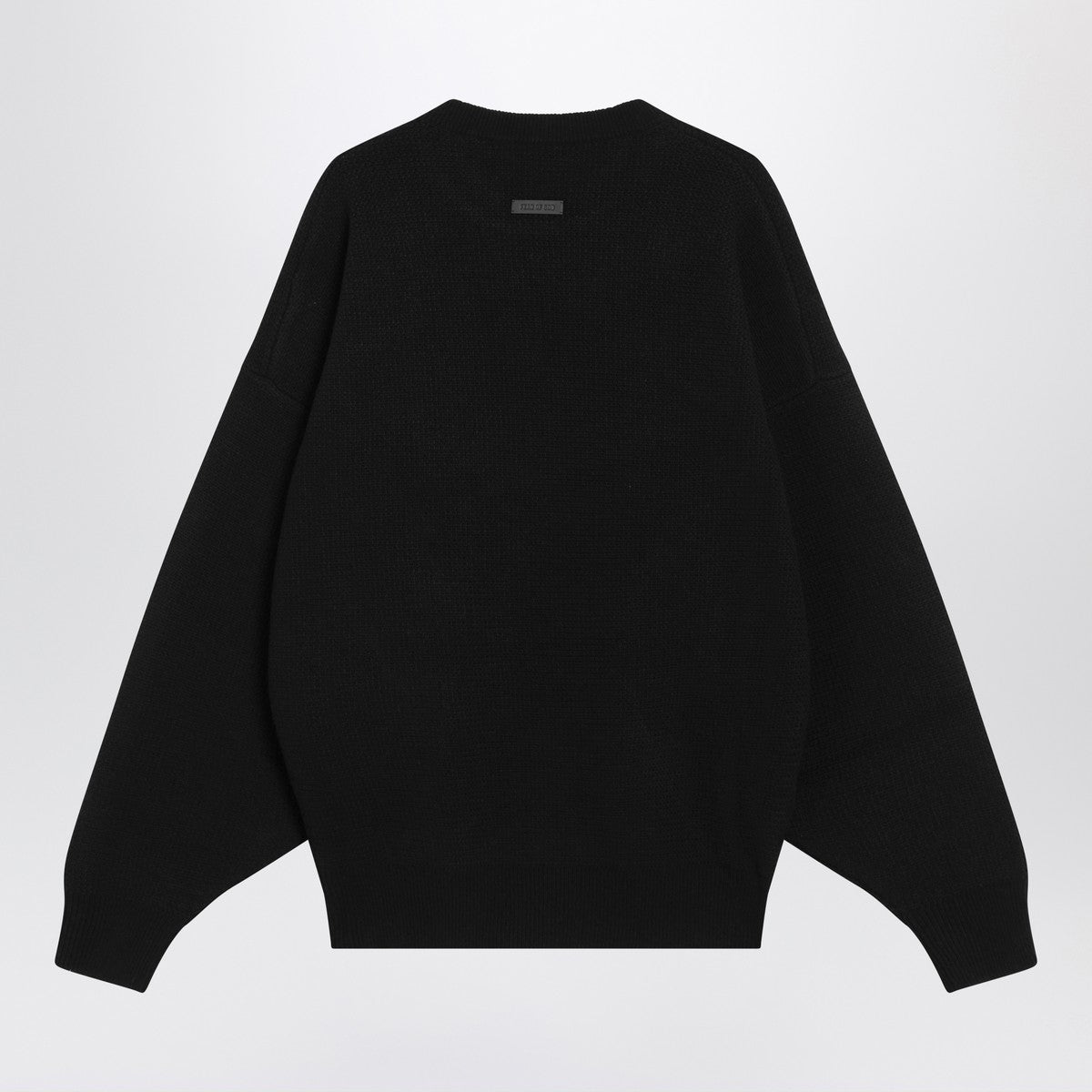 Fear of God Black crewneck sweater in wool Fear of God
