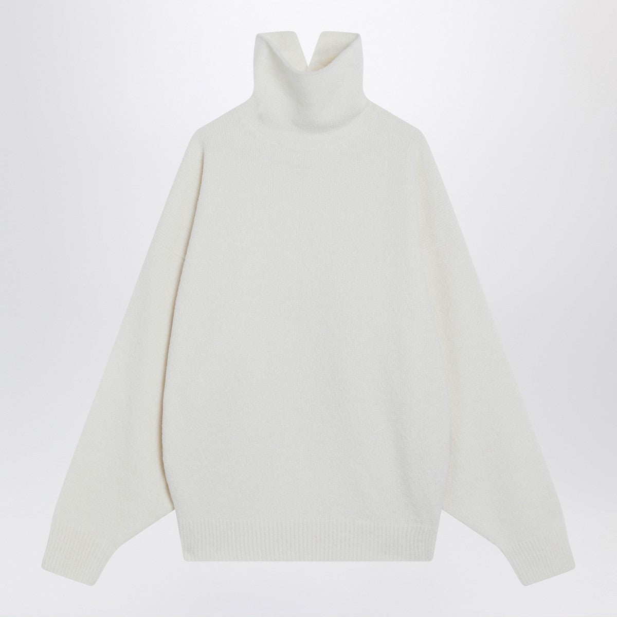 Fear of God White turtleneck sweater in wool Fear of God