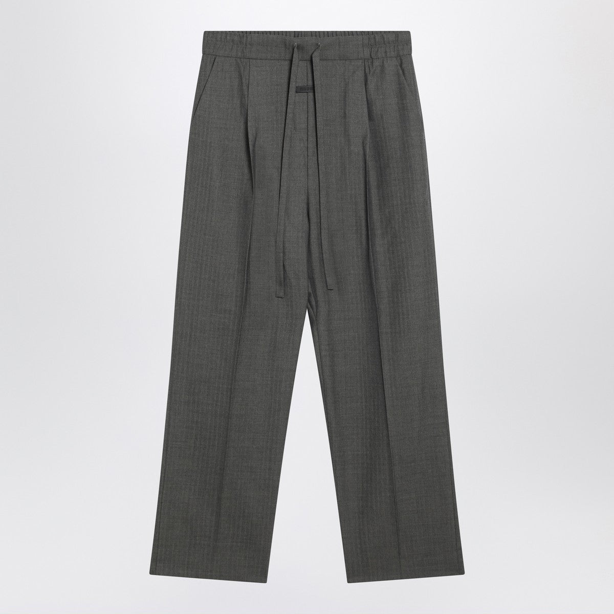 Fear of God Grey wool pants with drawstring Fear of God