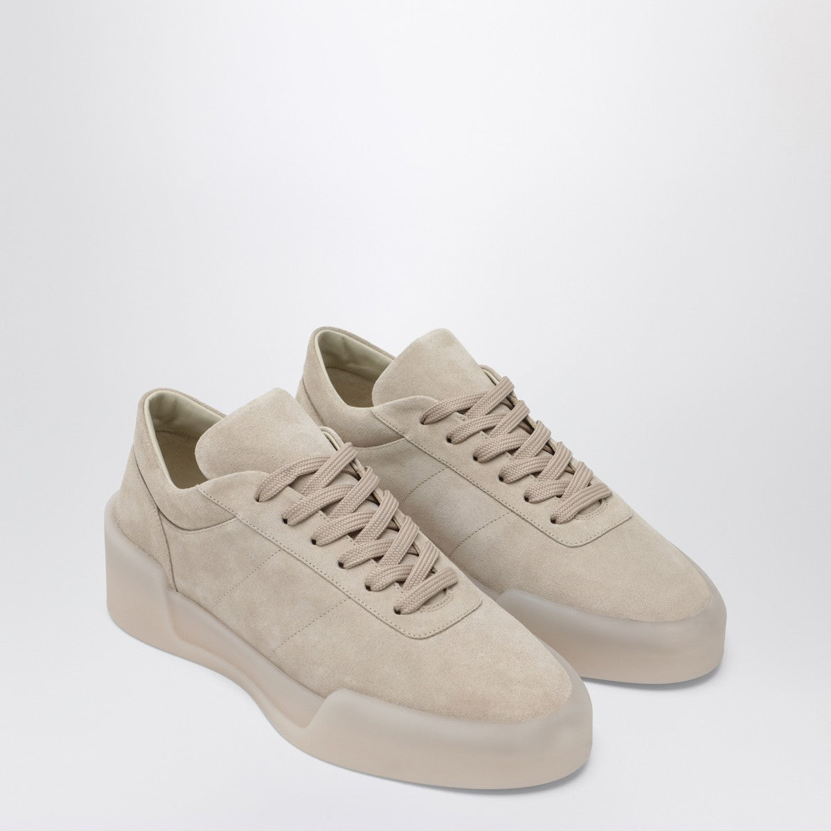 Fear of God Beige suede Aerobic Low sneakers Fear of God