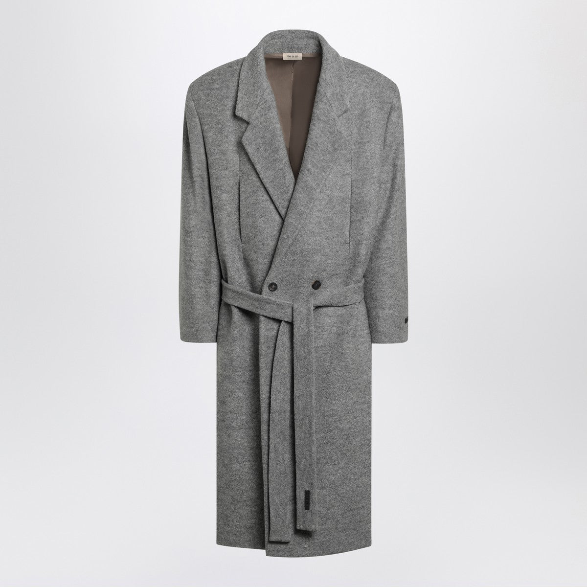 Fear of God Grey wool double-breasted coat Fear of God