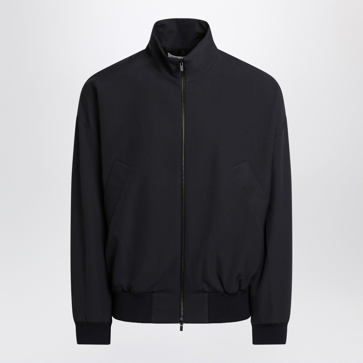 Fear of God Navy blue wool jacket with zip Fear of God