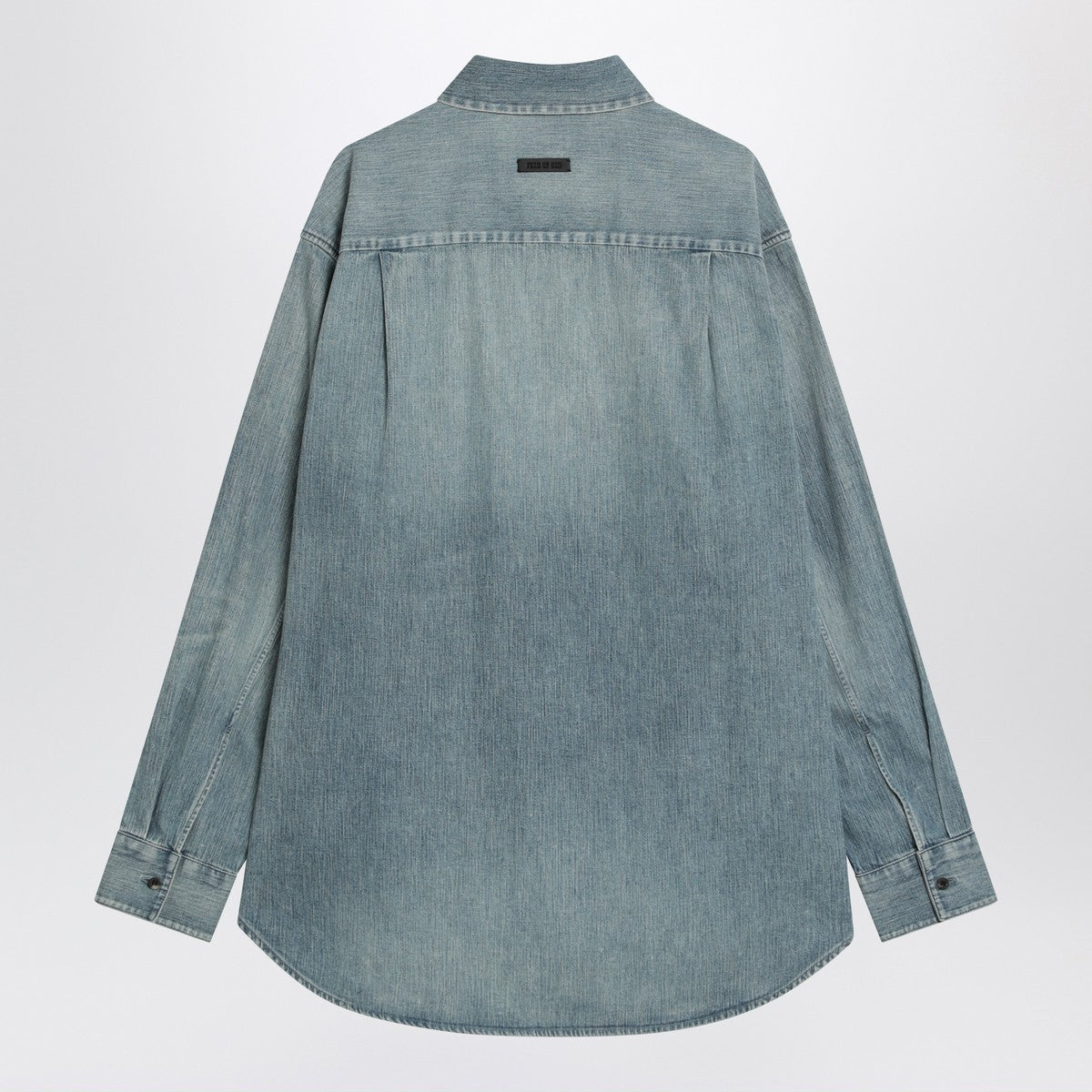 Fear of God Light blue shirt with faded denim effect Fear of God