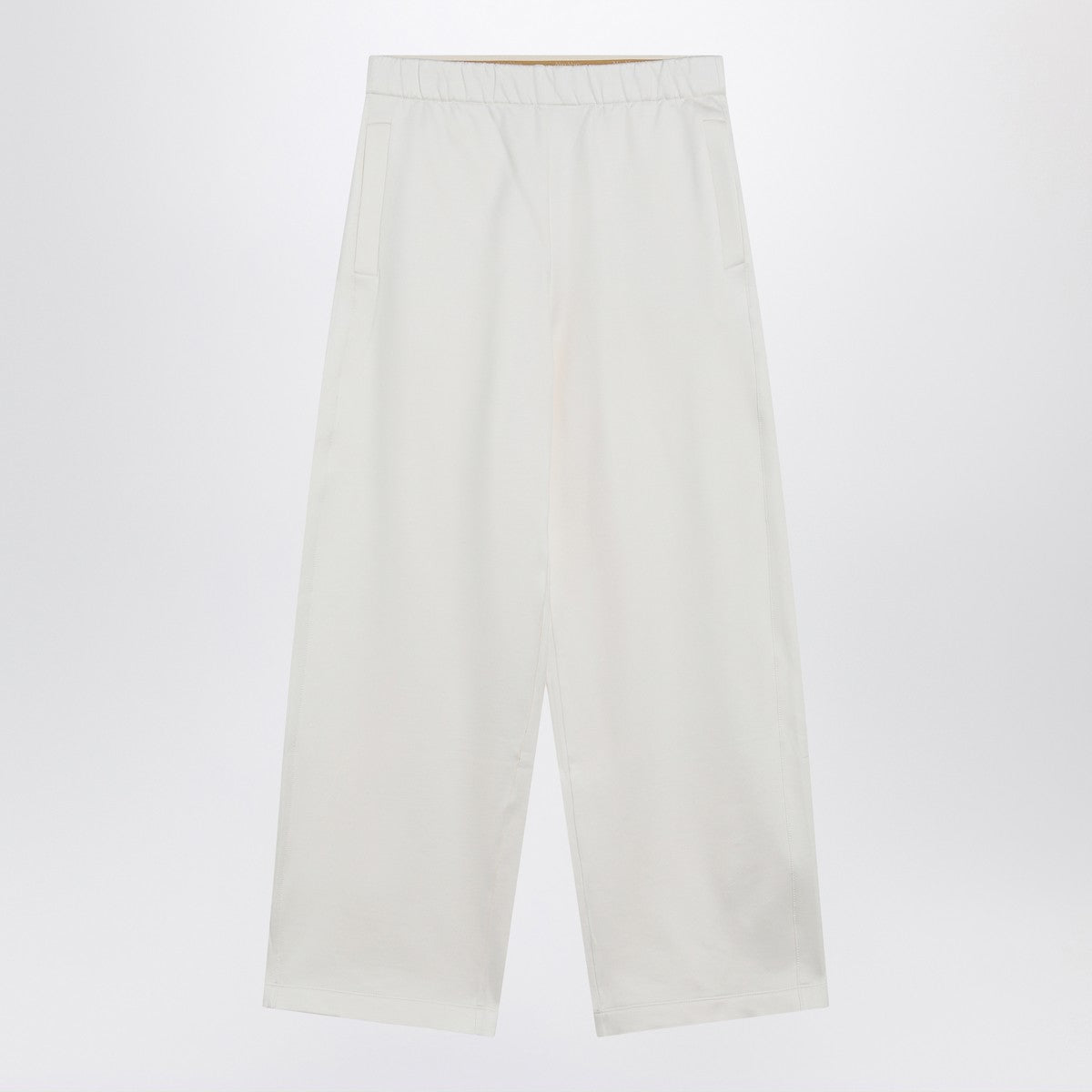 Max Mara White silk blend trousers Max Mara