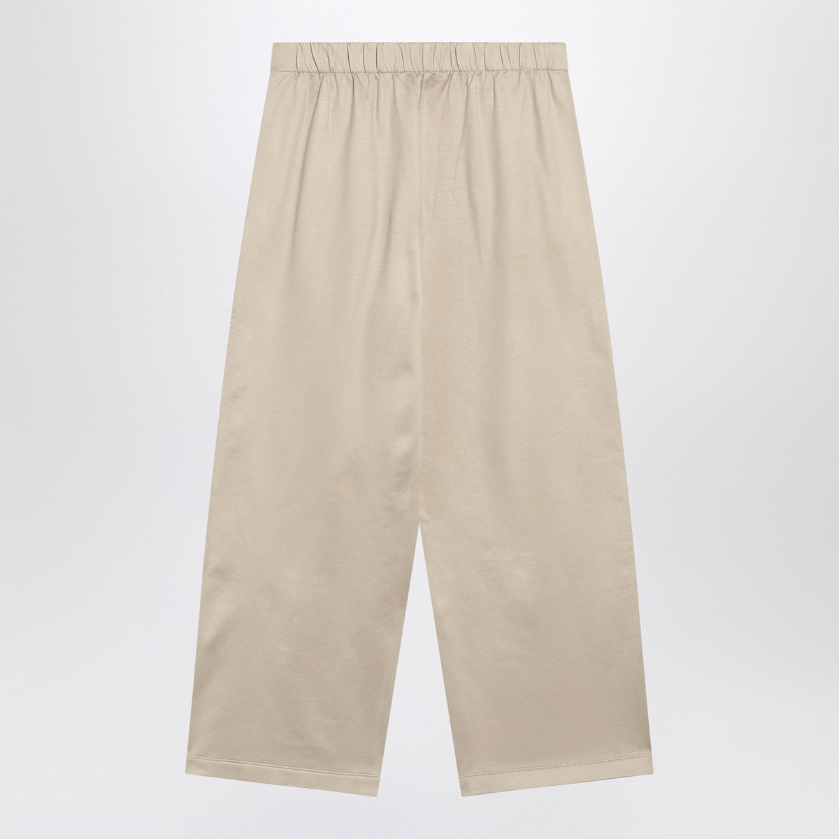 Max Mara Beige silk blend trousers Max Mara