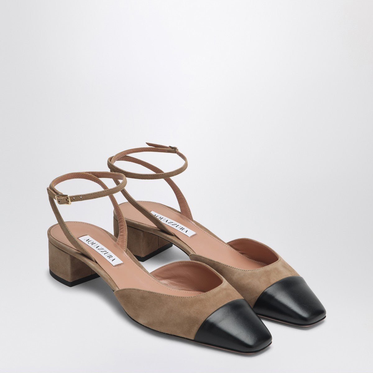 Aquazzura Pumps French Flirt 35 in beige and black Aquazzura