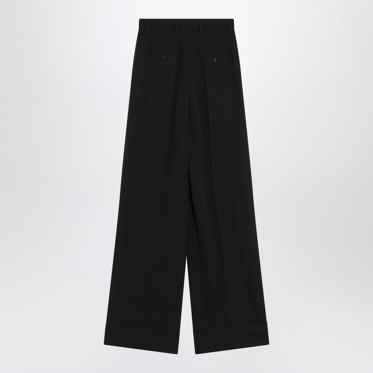 Dolce & Gabbana Dolce&Gabbana Black wool-blend trousers Dolce & Gabbana
