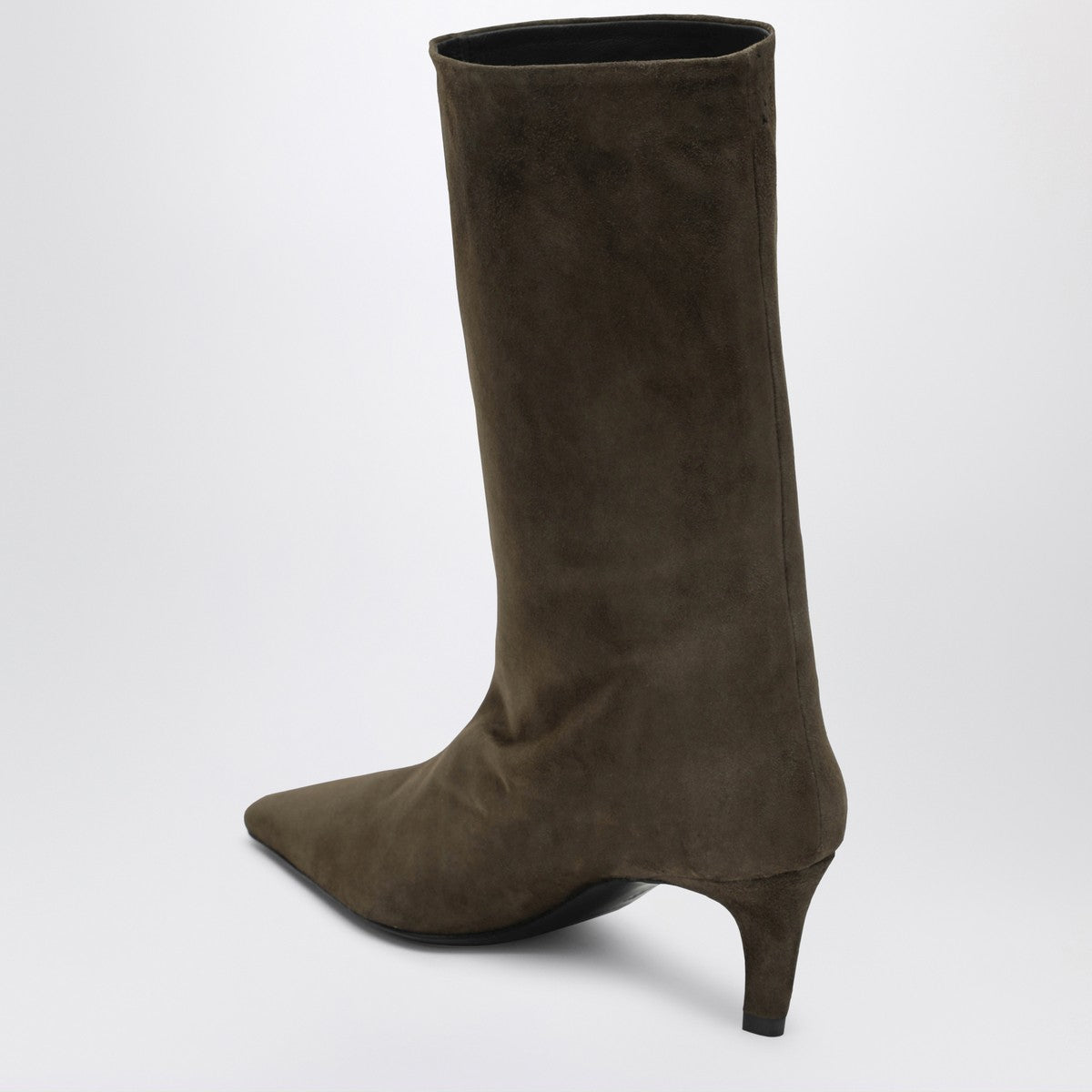 Jude Cave boots in cocoa suede leather Jude