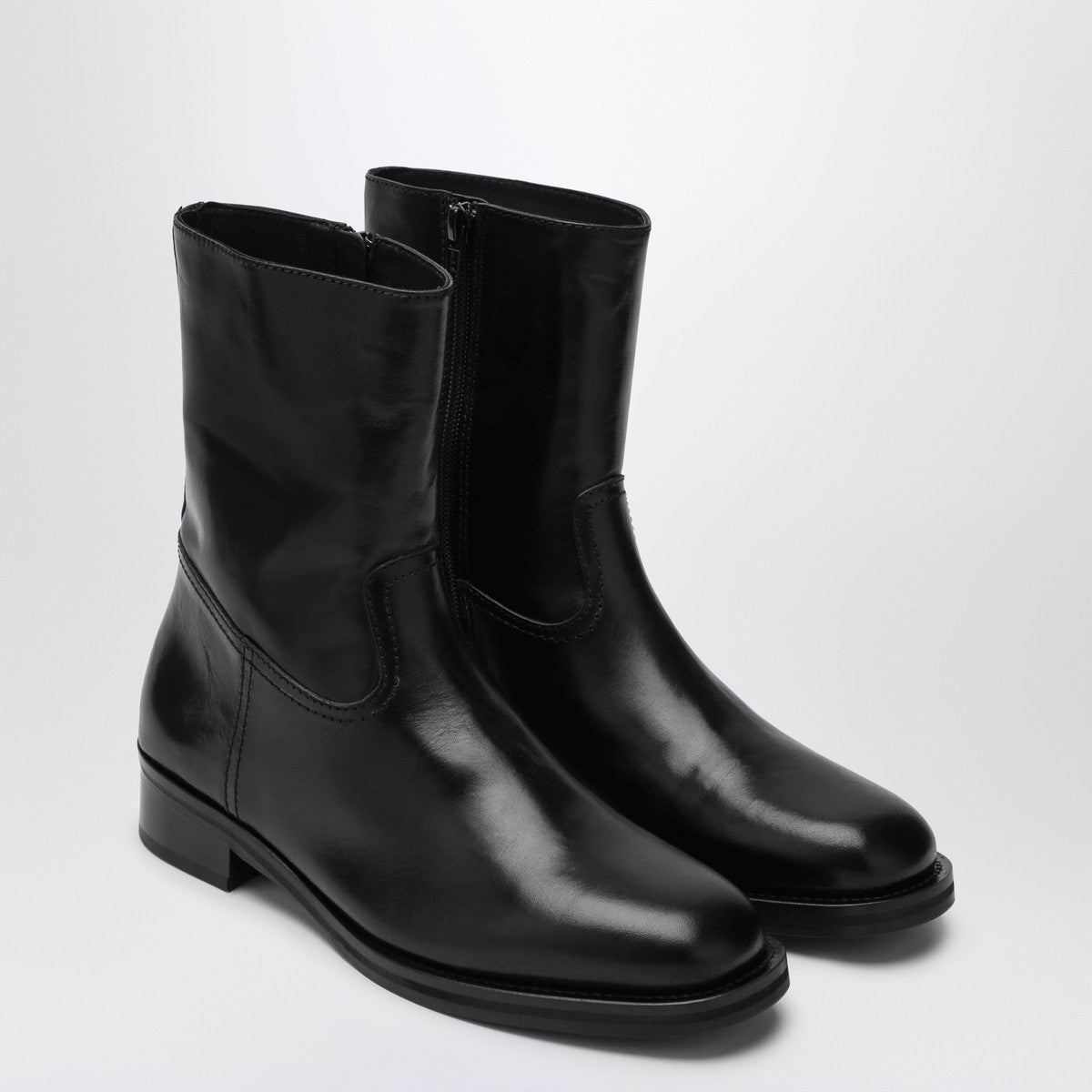 Jude Daryl ankle boots in black leather Jude