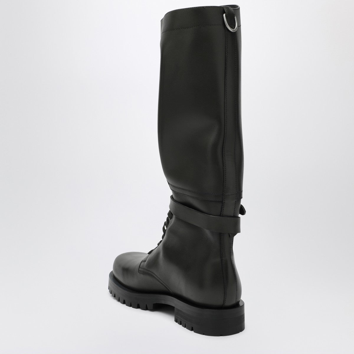 Durazzi Milano Dark green high combat boots Durazzi Milano