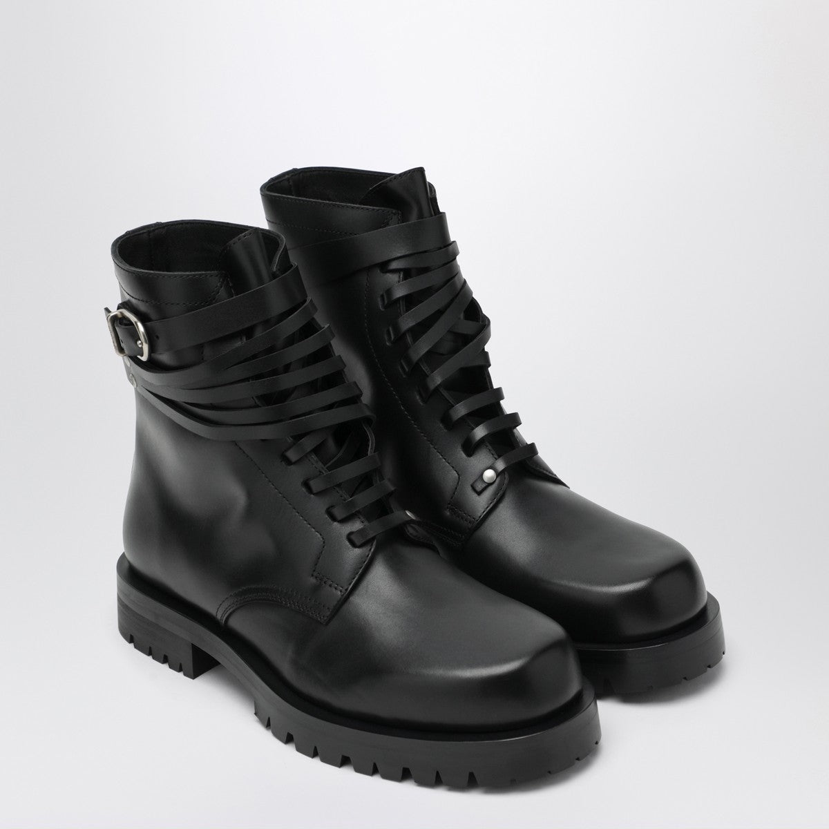 Durazzi Milano Black combat boots Durazzi Milano