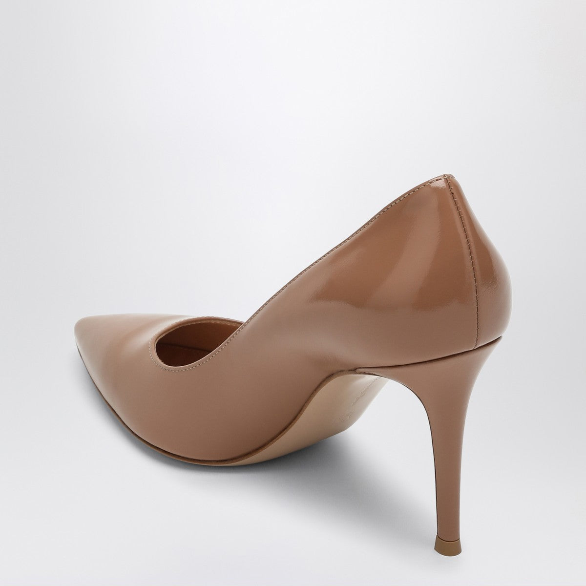 Gianvito Rossi Gianvito 85 pumps in caramel-coloured leather Gianvito Rossi