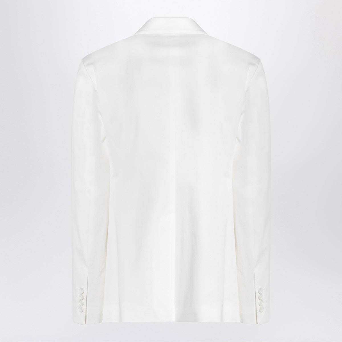 Dolce & Gabbana Dolce&Gabbana White single-breasted cotton jacket Dolce & Gabbana