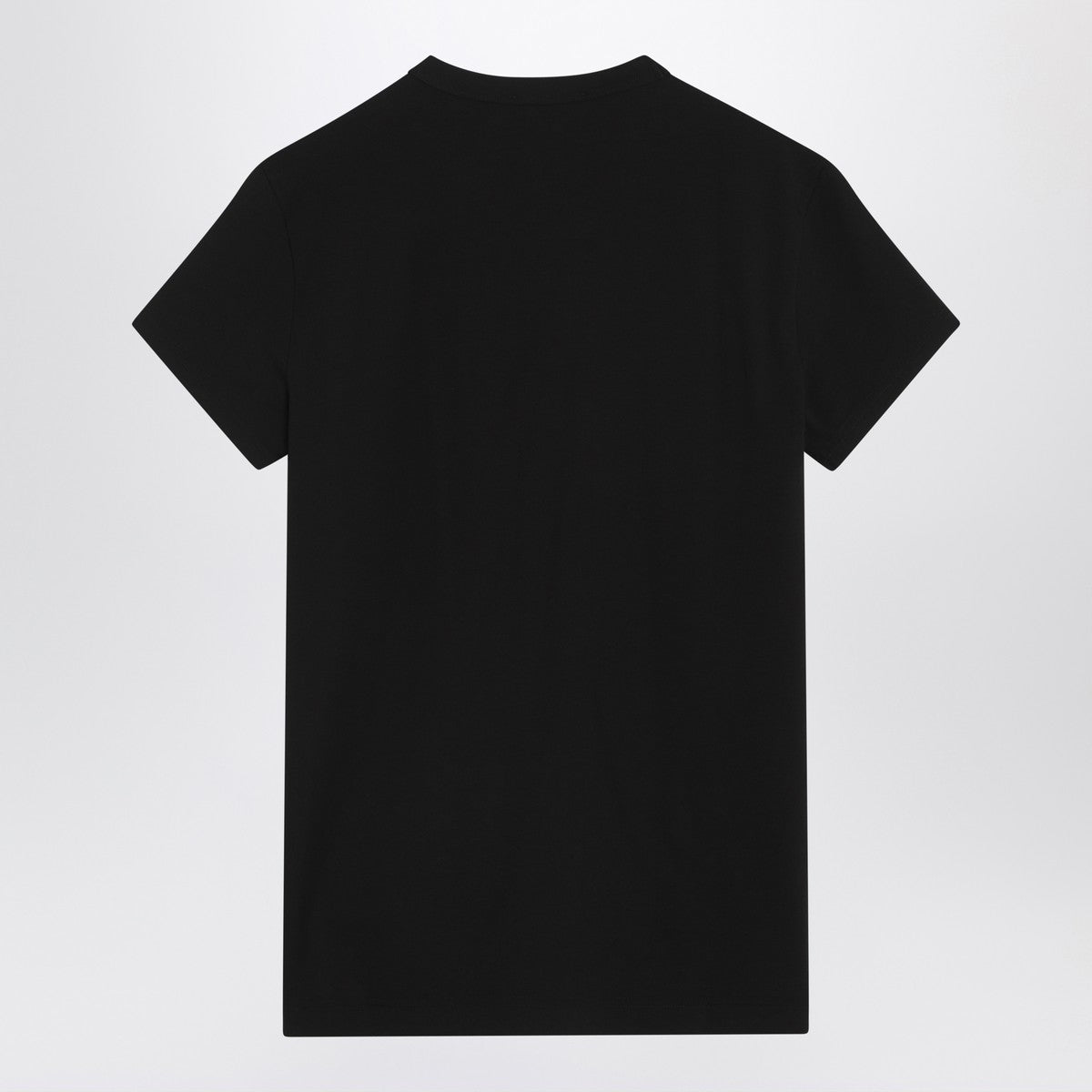 Dolce & Gabbana Dolce&Gabbana Black t-shirt with logo embroidery Dolce & Gabbana
