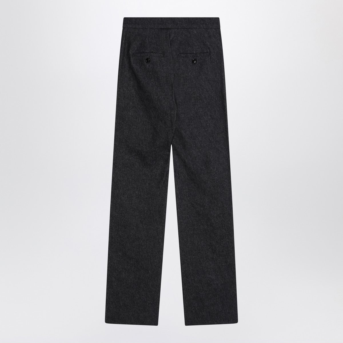 Max Mara Midnight blue trousers in cotton denim effect Max Mara