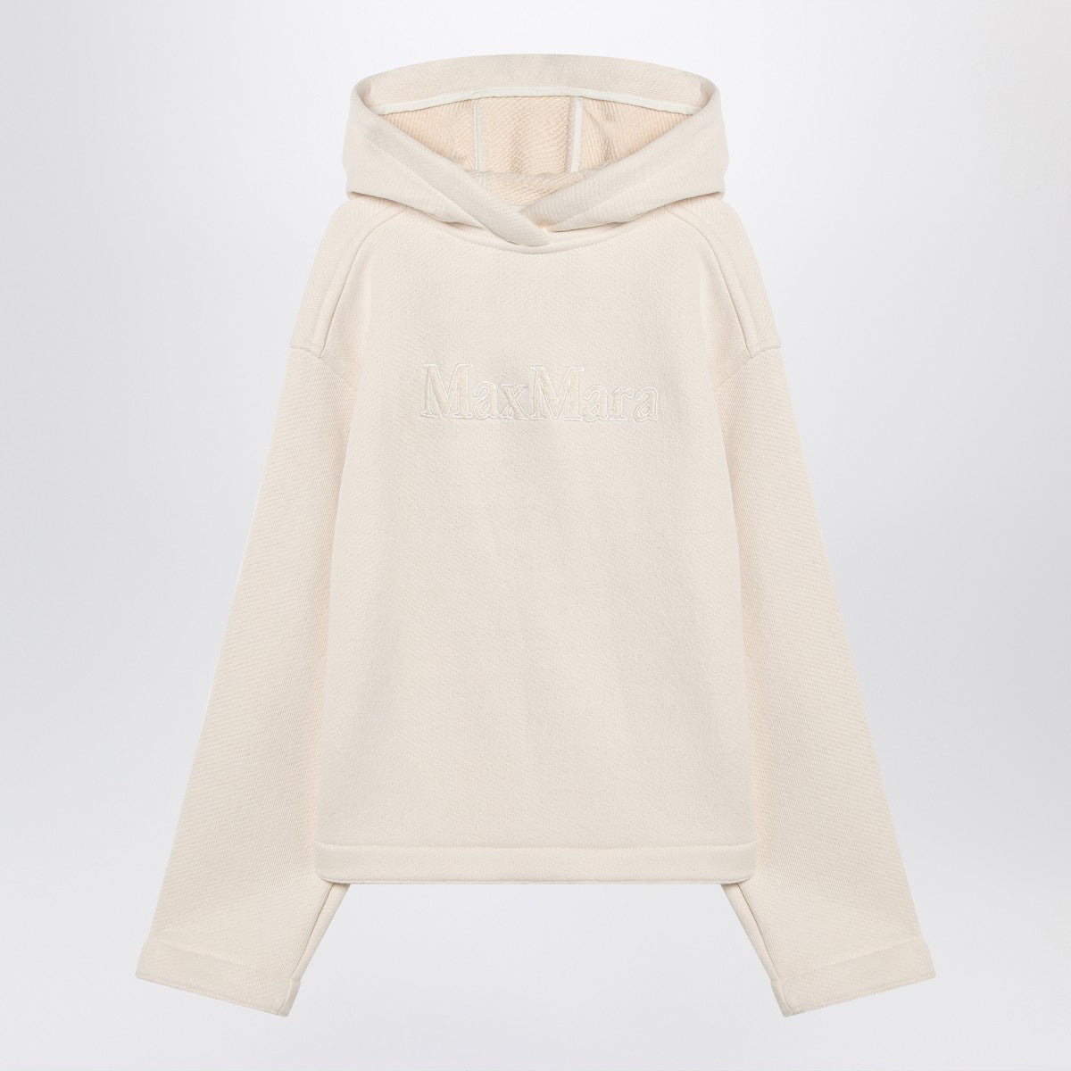 Max Mara White cotton hoodie Max Mara