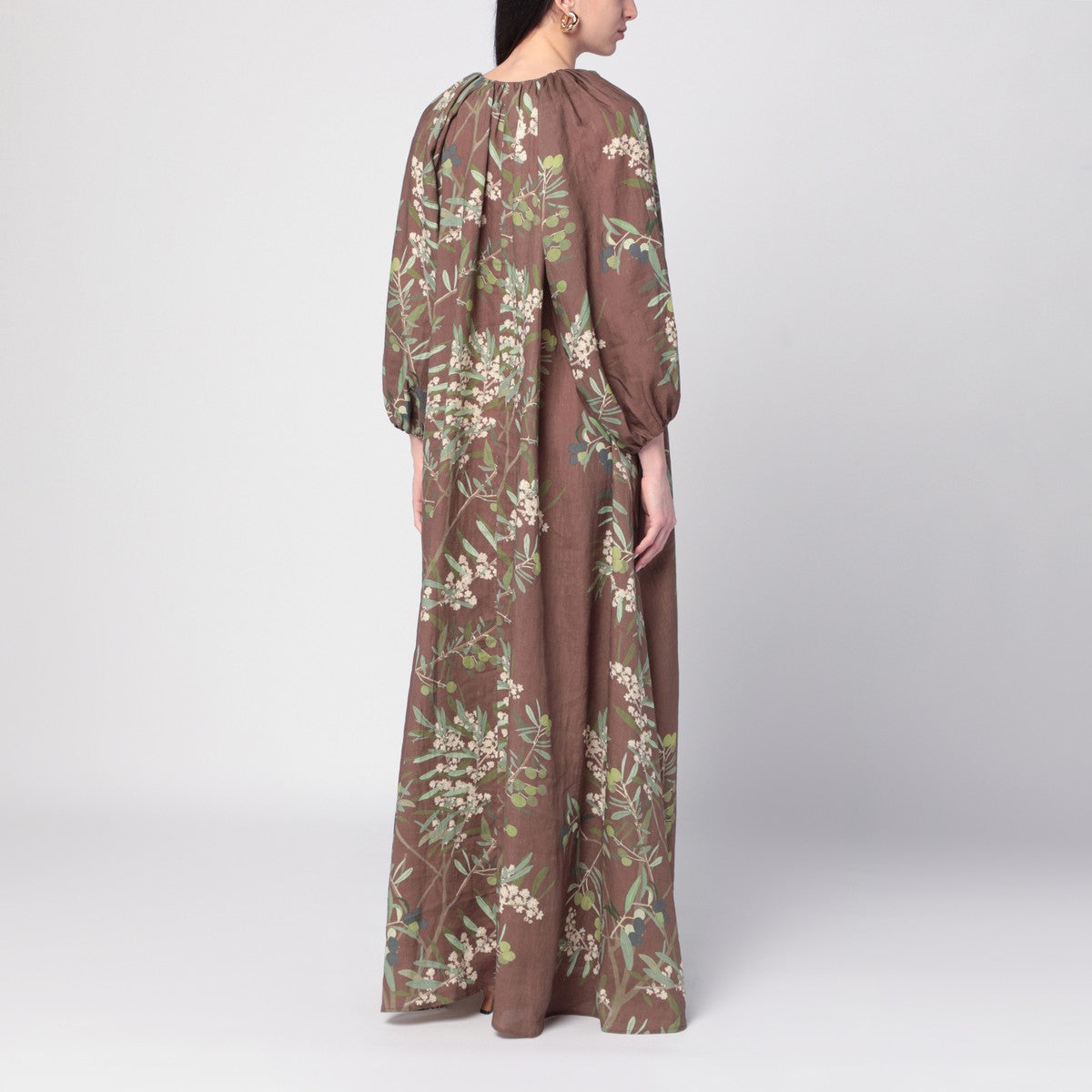 BERNADETTE Georgio maxi dress with floral linen print BERNADETTE
