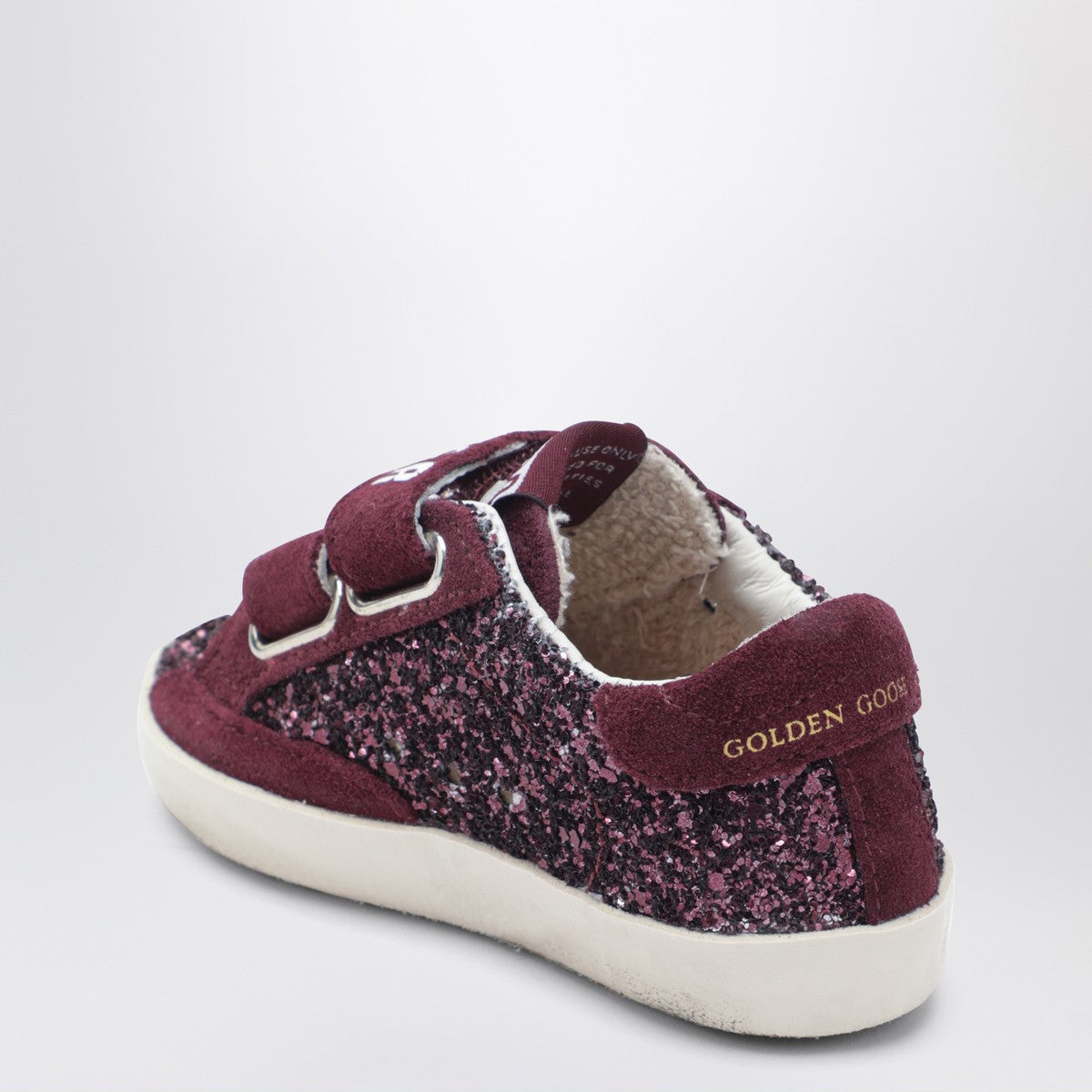 Golden Goose Old School sneakers in burgundy glitter Golden Goose
