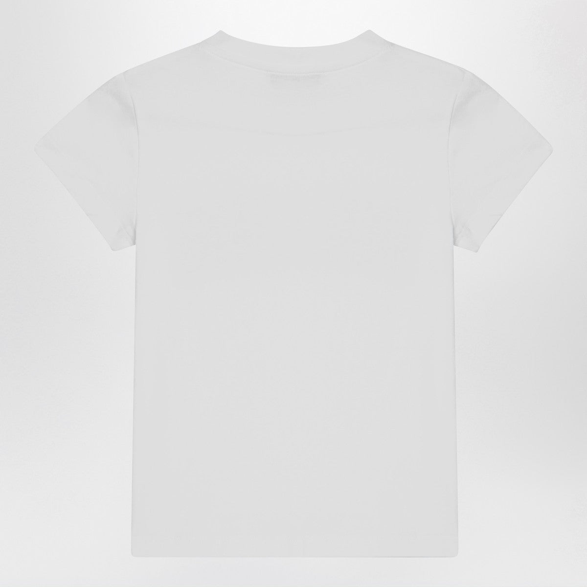 Golden Goose White T-shirt with Glitter Logo Golden Goose