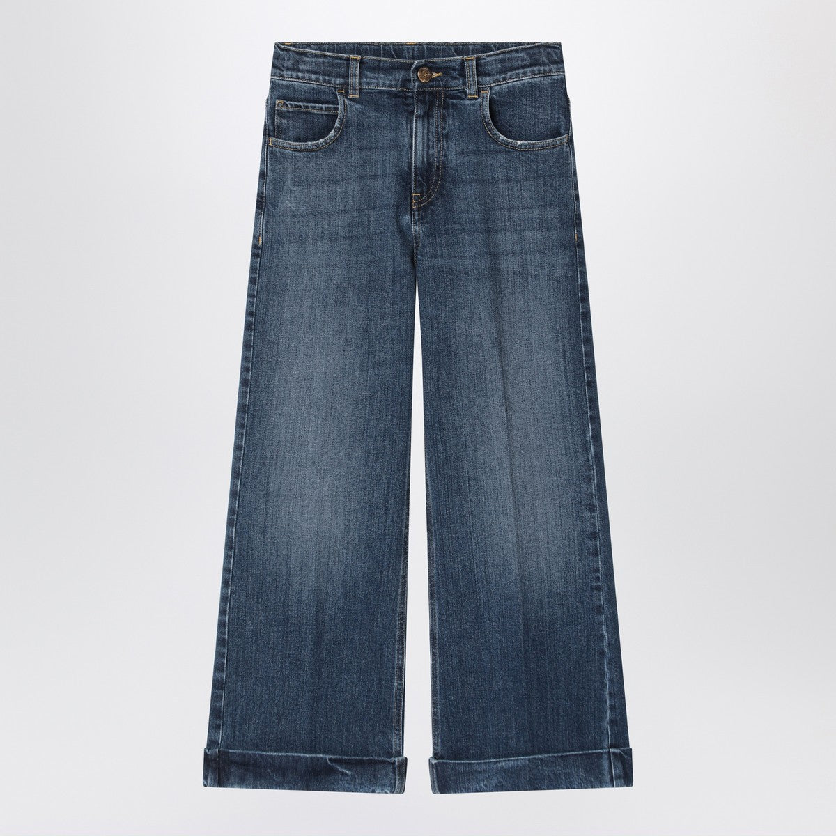 Golden Goose Dark blue washed-out jeans Golden Goose