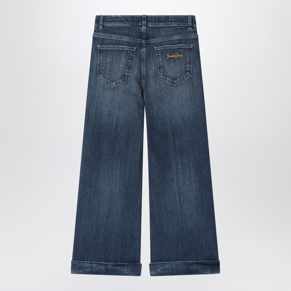 Golden Goose Dark blue washed-out jeans Golden Goose