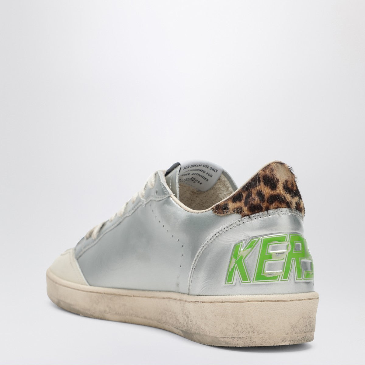 Golden Goose Sneaker Ballstar silver/red/leopard Golden Goose