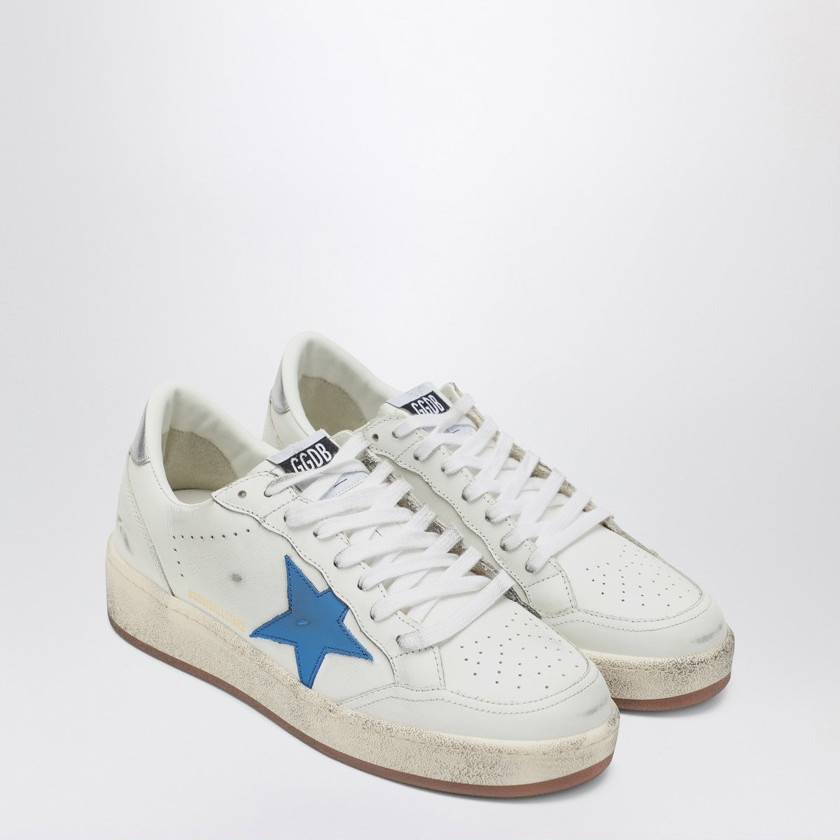 Golden Goose Sneaker Ballstar white/blue/silver Golden Goose