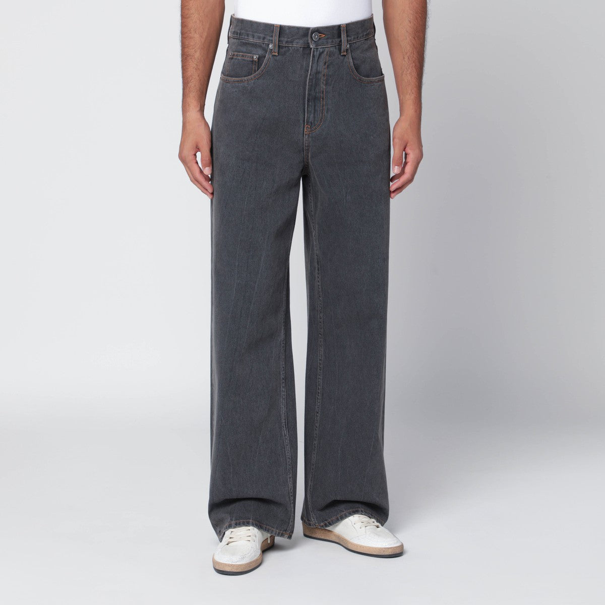 Golden Goose Slate grey wide jeans Golden Goose