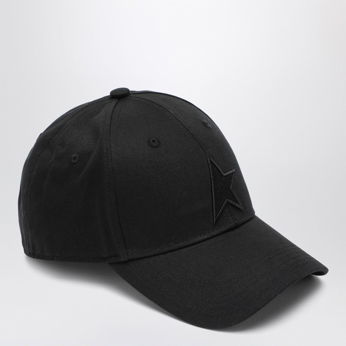 Golden Goose Black baseball cap with star Golden Goose