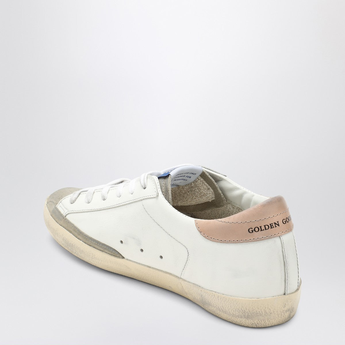 Golden Goose Sneaker Super-Star white/pink/black with glitter Golden Goose