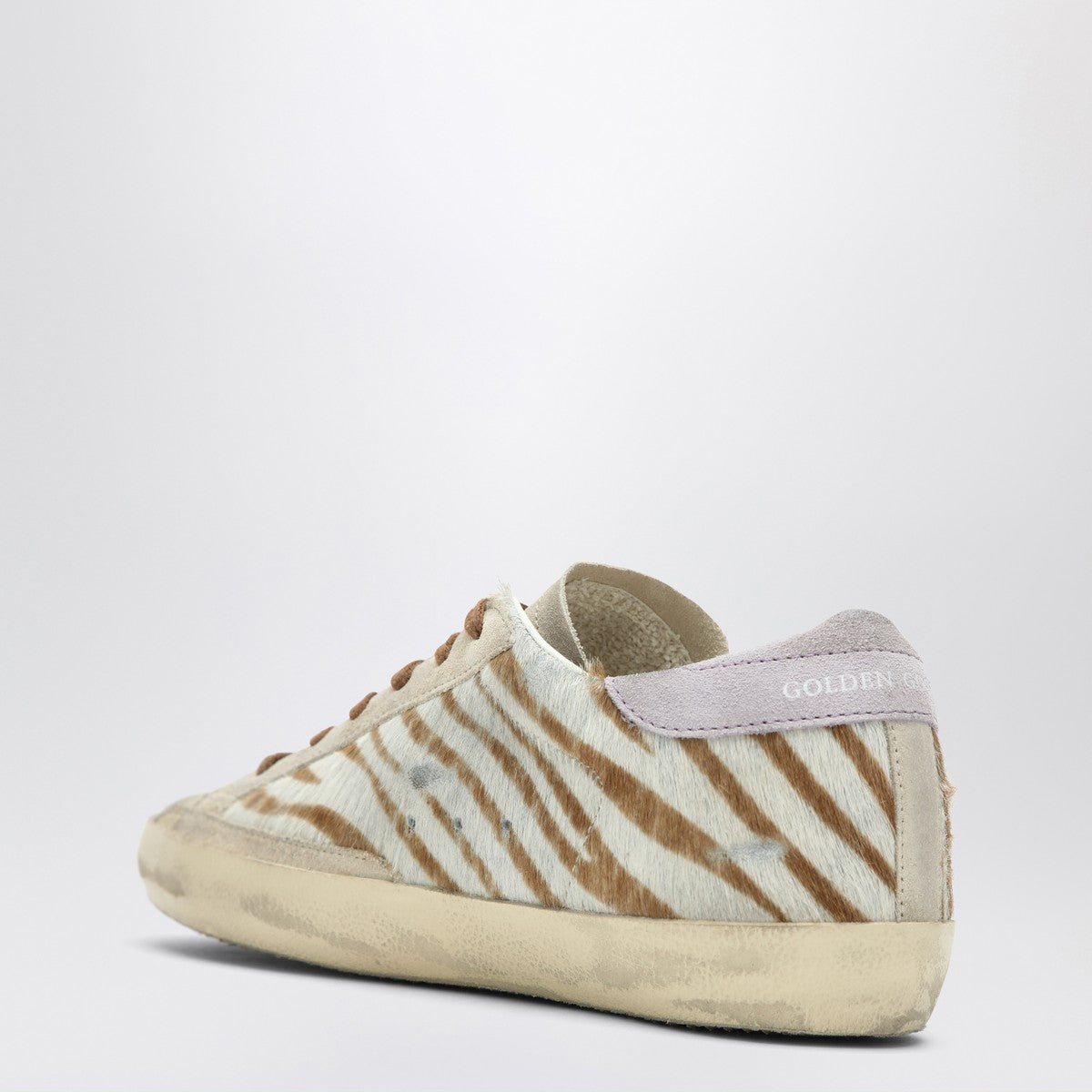 Golden Goose Super-Star sneakers in zebra pony hair Golden Goose