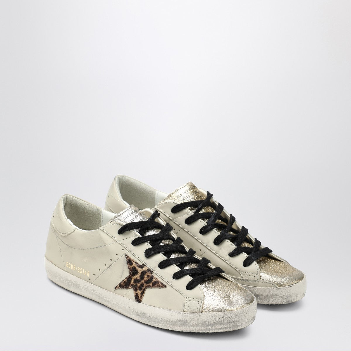 Golden Goose Light beige/animalier Super-Star sneaker Golden Goose