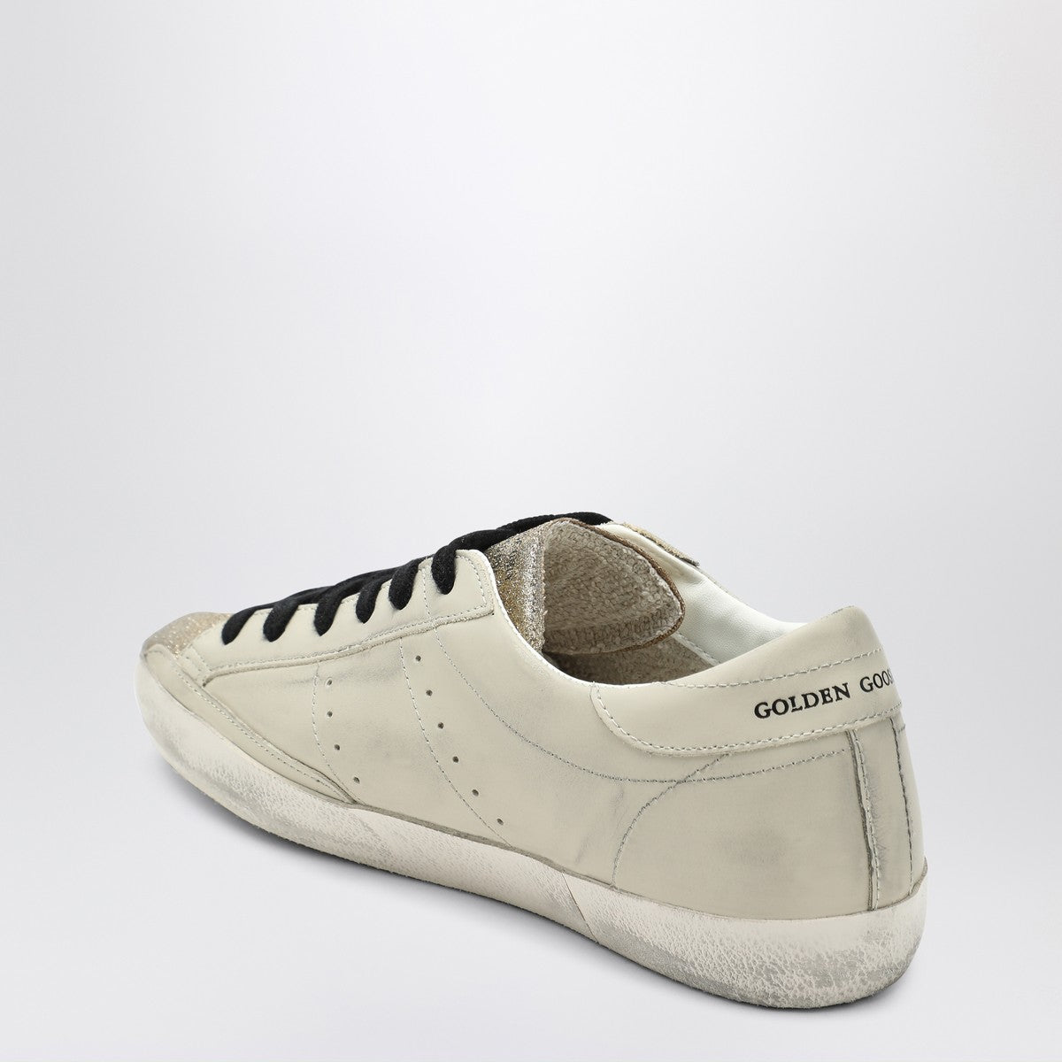 Golden Goose Light beige/animalier Super-Star sneaker Golden Goose