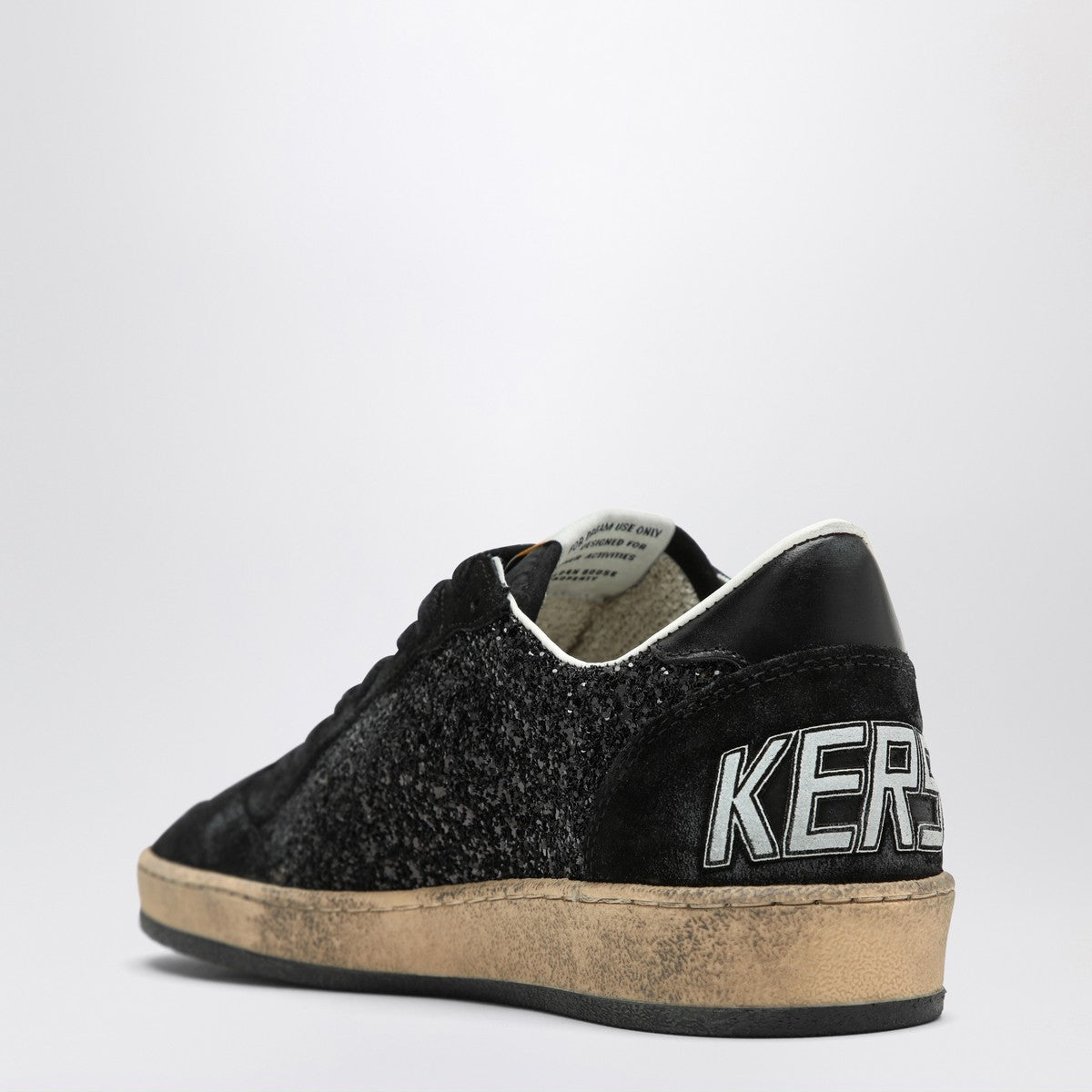 Golden Goose Ball Star sneakers black in suede and glitter Golden Goose