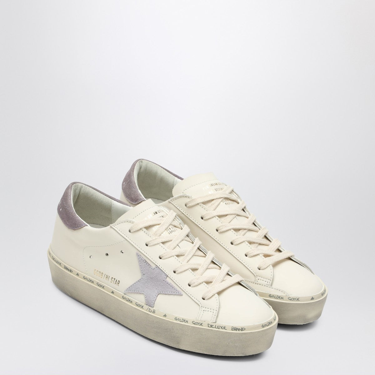 Golden Goose Sneaker Hi Star white/lilac Golden Goose
