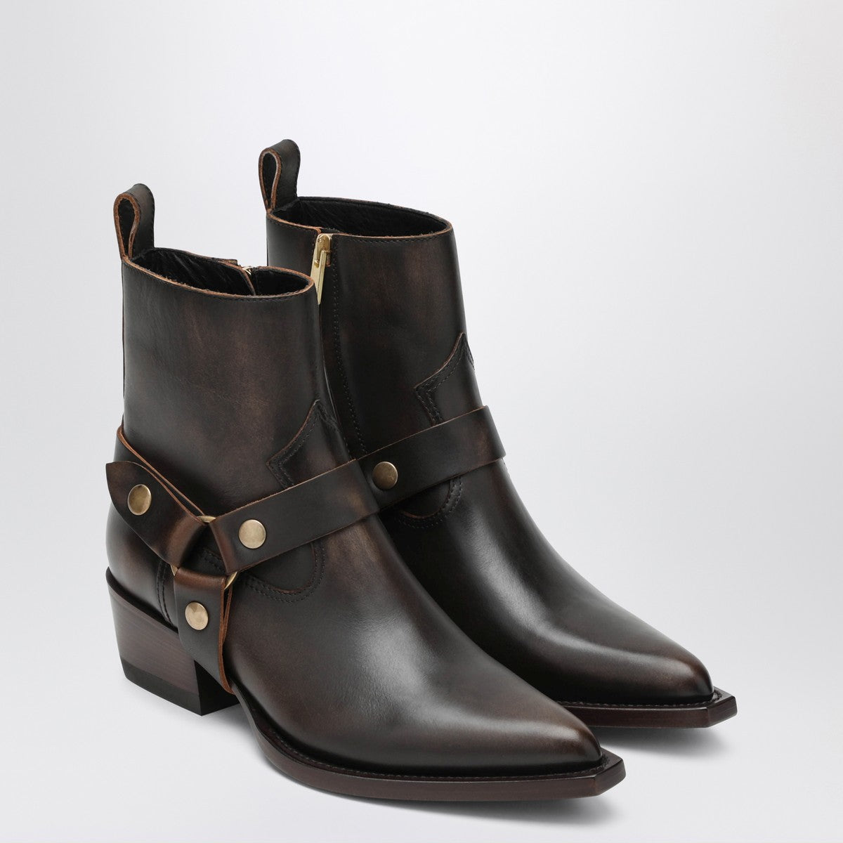 Golden Goose Debbie boot brown with removable buckle Golden Goose