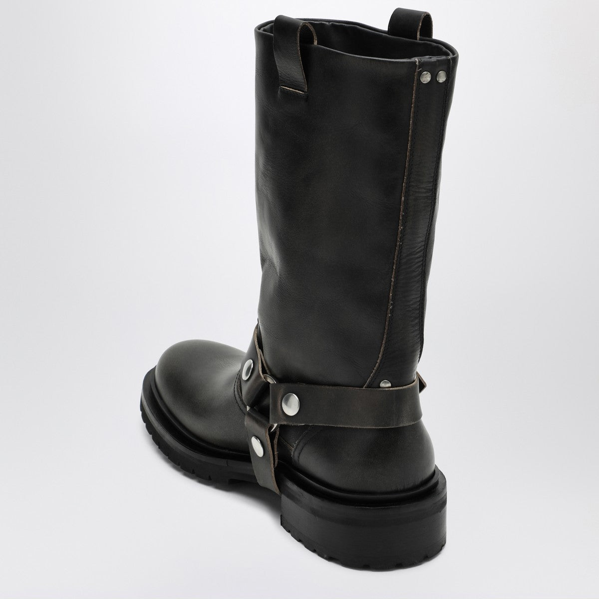 Golden Goose Kurt boots in black leather with buckle Golden Goose